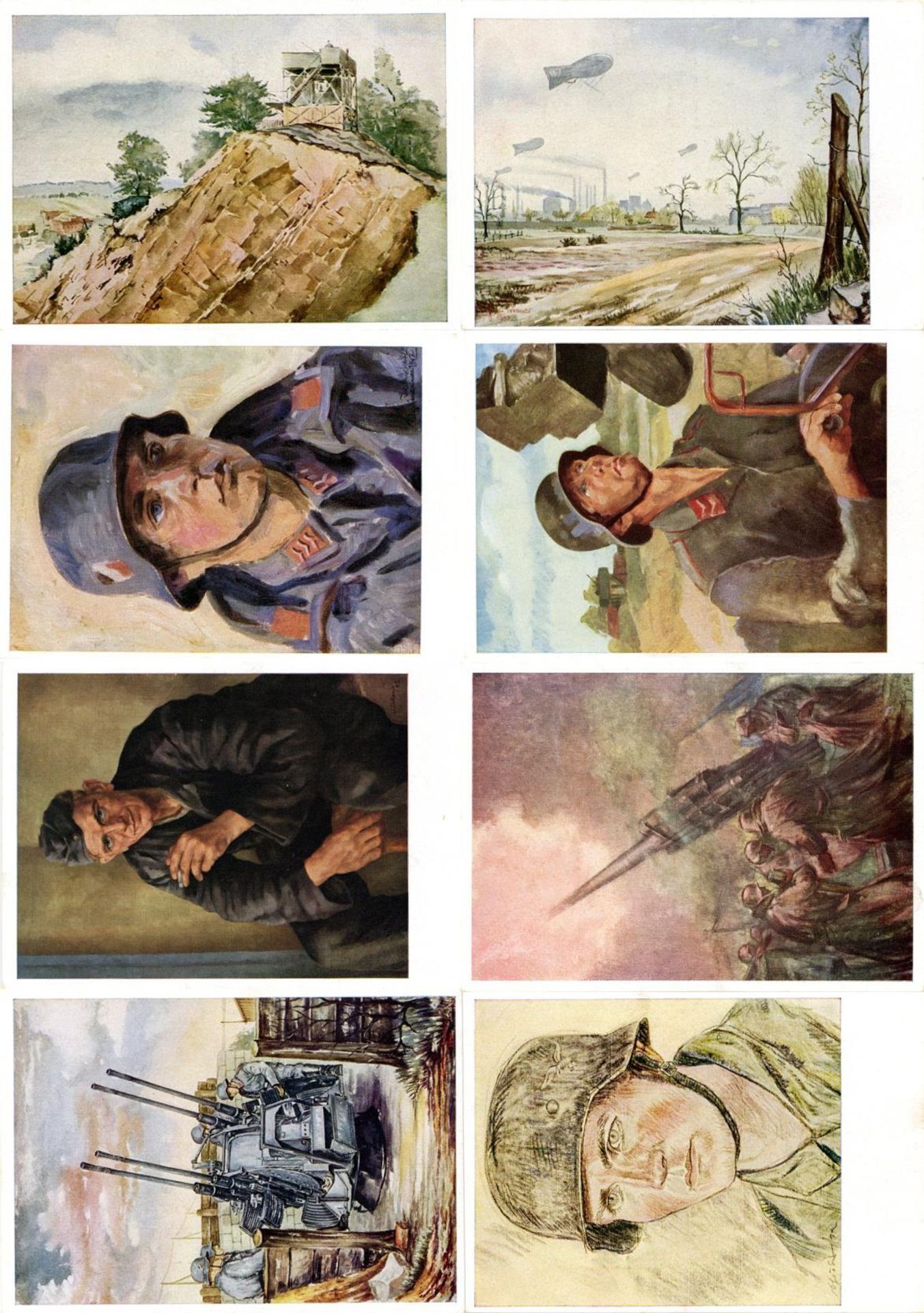 III. Reich Propaganda,sonstige Karten,Propaganda WK II Das Bild des Krieges Lot mit circa 30