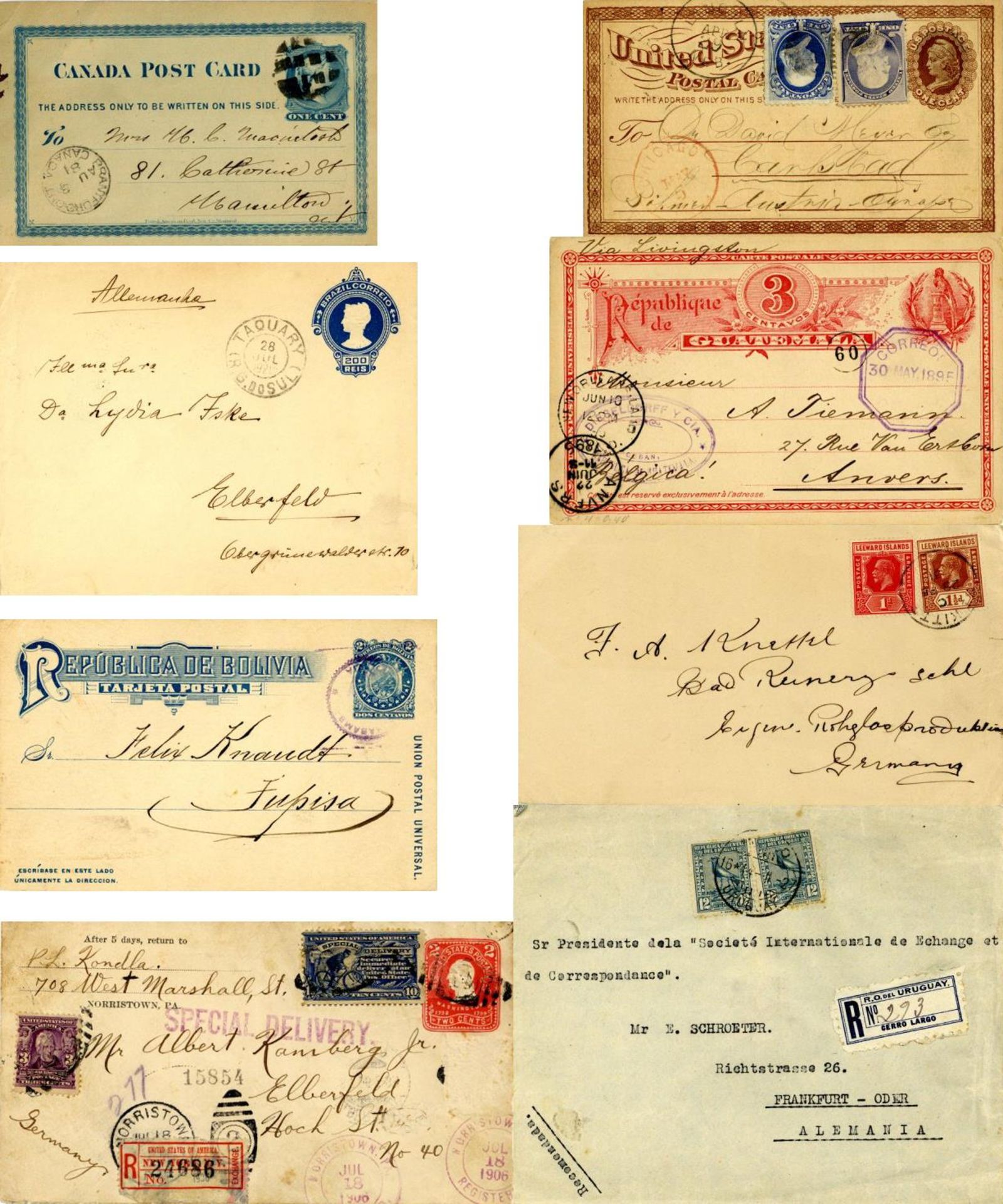 1881/1934 (ca.) kleiner Bestand von ca. 80 Briefen, Karten, Ganzsachen (auch mit Zudruck), dabei