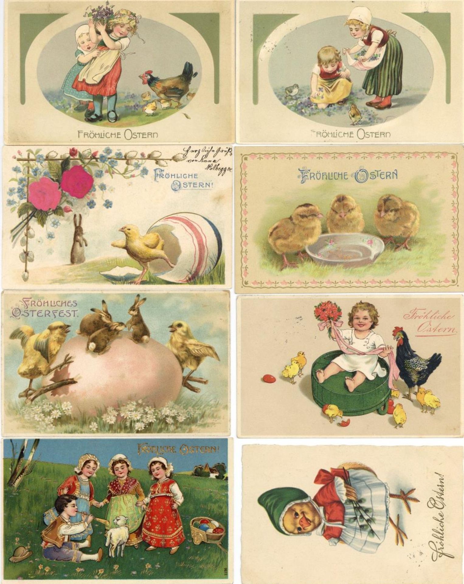 Ansichtskarten,Glueckwunsch,OsternOstern Partie mit circa 90 Ansichtskarten I-II