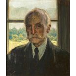 Arthur Illies(Hamburg 1870 - Lüneburg 1952)SelbstportraitÖl/Hartfaser, 60 x 50 cm, r. o. sign. u.