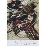 Karl Otto Götz(Aachen 1914 - Wolfenacker 2017)Sydan IIIFarboffset, 14,5 x 10 cm, u. Mitte sign. K.