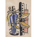 Fernand Léger(Argentan 1881 - Gif-sur-Yvette 1955)Bouteille BleuFarbsiebdruck/Arches, 55,5 x 38