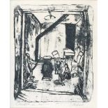 Erich Heckel(Döbeln 1883 - Radolfzell/Bodensee 1970)Kinder am OfenLithographie, 32,5 x 27 cm, r.