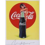 Mel Ramos(Sacramento/Kalifornien 1932 - Oakland 2018)Lola ColaFarboffset, 14,5 x 10 cm, im Unterrand