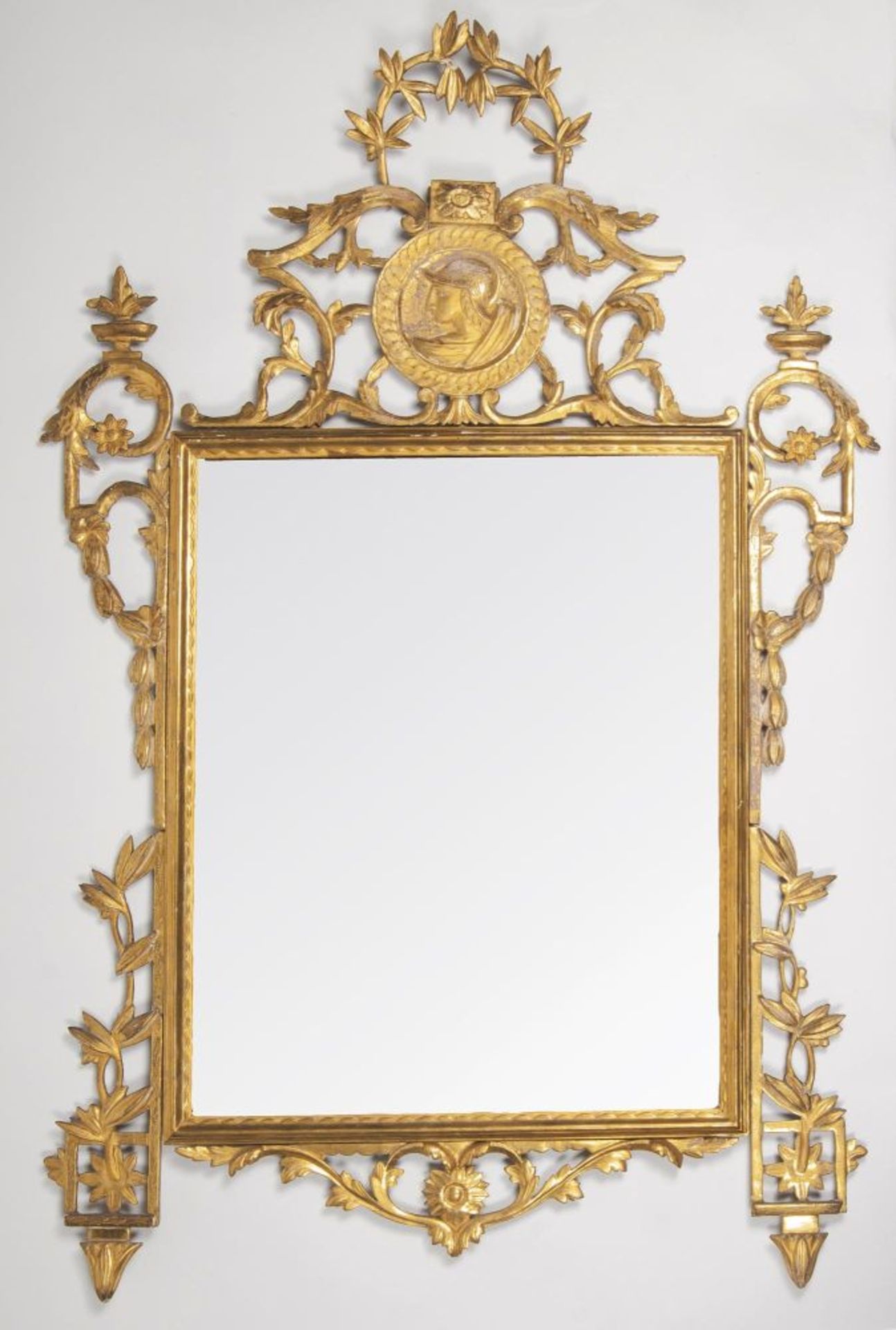 A Large Gustavian Mirror