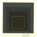 JOSEF ALBERS - White Line Squares VIII-b: Homage to the Square