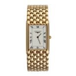 A LADY'S GOLD PLATED WRISTWATCH, LONGINES FLAGSHIP automatic, reference number: 26366909/7287, strap