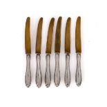 SIX ELECTROPLATE BUTTER KNIVES 126g (6)