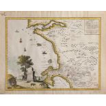 Albrizzi, G. CARTA GEOGRAFICA DEL CAPO DI BUONA SPERANZA Venice, 1740 - 1750 Copperplate engraved