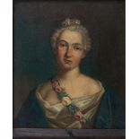 18th Century Continental Artist PORTRAIT OF A LADY oil on canvas PROVENANCEInherited, thence by
