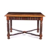 A CAPE STINKWOOD TABLE, 19TH CENTURY