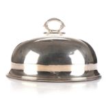 A SILVERPLATED MEAT DOME, JAMES DIXON AND SONS, SHEFFIELD