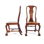 A PAIR OF CAPE STINKWOOD QUEEN ANNE STYLE CHAIRS