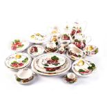 A 'BELLE FIORE' ASSEMBLED PART DINNER SERVICE