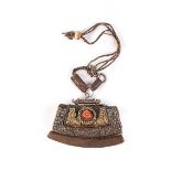 A TIBETAN TINDER POUCH, CHUKMUK, 19TH CENTURY