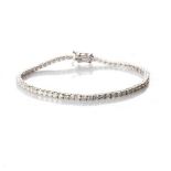 A DIAMOND TENNIS BRACELET