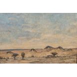 Fritz Krampe (South African 1913-1966) NAMIBIAN LANDSCAPE