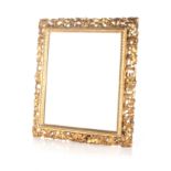 A GILT MIRROR