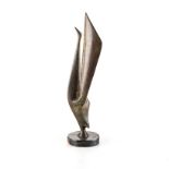 A BRONZE SCULPTURE: 'L'OISEAU IMAGINAIRE', MID 20TH CENTURY