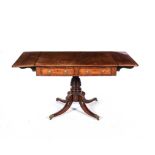 A REGENCY MAHOGANY SOFA TABLE