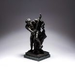 A FRENCH BRONZE STATUE OF ULYSSES, LATE 19TH CENTURY AFTER JACQUES BOUSSEAU (1691-1740)