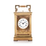 A BRASS REPEATER CARRIAGE CLOCK, CHARLES FRODSHAM, LONDON