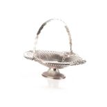 AN ELIZABETH II SILVER FRUIT STAND, E SILVER AND COMPANY, SHEFFIELD, 1952