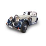 A 1936 DERBY BENTLEY 4-DOOR SPORTS SALOON â€œTHE SILENT SPORTS CARâ€ Colour grey over blue, blue