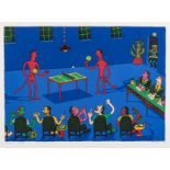 Norman Clive Catherine (South African 1949-) PING PONG silkscreen, signed and dated 1993,