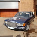 A 1977 MERCEDES-BENZ 450SEL 6.9 AUTO Finished in lapis blue with original navy blue velour