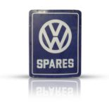 VW SPARES SIGN a highly collectable enamel sign in excellent condition