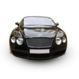 A 2007 BENTLEY CONTINENTAL GTC Colour Beluga Black with Saffron leather interior, bluetooth sound