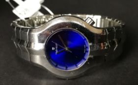 LADIES' TAG HEUER WRISTWATCH REF. WP1313-0, circular brilliant blue dial with silver hands and