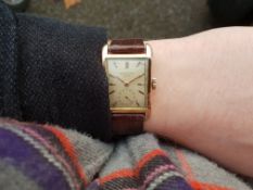 GENTLEMEN'S PATEK PHILIPPE 18K ROSE GOLD, CIRCA 1950, REF 2434 W/ EXTRACT FROM ARCHIVES, MANUALLY