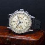 GENTLEMEN'S BREITLING CHRONOMAT VINTAGE CHRONOGRAPH REF. 769, circular twin register patina dial