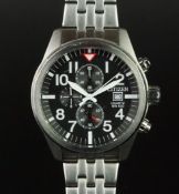 GENTLEMEN'S CITIZEN QUARTZ CHRONOGRAPH WRISTWATCH, ref 0510, 42mm circular stainless steel case,