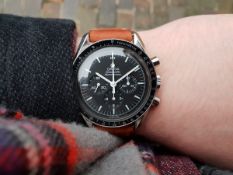 GENTLEMEN'S OMEGA SPEEDMASTER PROFESSIONAL, REF. 145.0022, MANUALLY WOUND WRISTWATCH, circular black