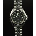 GENTLEMEN'S HEUER PROFESSIONAL DIVER, REF 844-2. CIRCA 1985 W/BOX, AUTOMATIC WRISTWATCH, circular