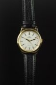 GENTLEMEN'S OMEGA GENEVE, REF. 136.0102 CIRCA 1974, MANUALLY WOUND WATCH, circular white/eggshell