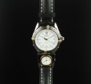 GENTLEMEN'S BREITLING ANTARES, REF. 81970, AUTOMATIC WRISTWATCH, circular white dial with straight