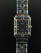 GENTLEMEN'S RAYMOND WEIL GENEVE PARSIFAL QUARTZ WRISTWATCH, ref 9331, 27mm rectangular stainless