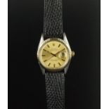 GENTLEMEN'S ROLEX DATEJUST, REF. 1601, STAINLESS STEEL & 18K YELLOW GOLD, AUTOMATIC VINTAGE