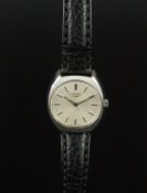 GENTLEMEN'S LONGINES REF. 1584, CAL. 6942, MANUALLY WOUND VINTAGE DRESS WRISTWATCH, circular white