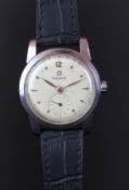 GENTLEMEN'S SEAMASTER REF C2576-5, CAL 344, VINTAGE BUMPER AUTOMATIC WRISTWATCH, circular white