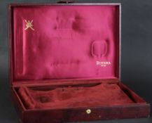 LARGE MULTI PURPOSE VINTAGE ROYAMA SWISS, SAUDI SWORDS, LARGE BOX, TRAVEL CASE, RED LEATHER EXTERIOR