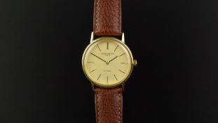 GENTLEMEN'S VACHERON & CONSTANTIN CALATRAVA AUTOMATIC 18ct GOLD WRISTWATCH, circular gold dial