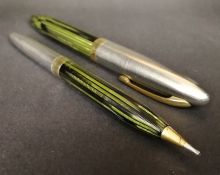 Pen and pencil set by Schaeffer, comprising of one mechanical pencil and one fountain pen, in