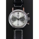 RARE GENTLEMEN'S BWC PANDA DIAL CHRONOGRAPH, VALJOUX 7733 MOVEMENT, VINTAGE MANUALLY WOUND