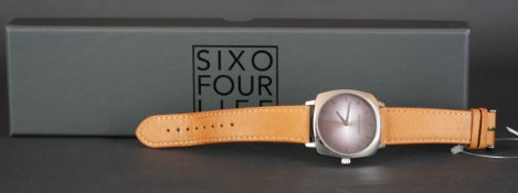 GENTLEMEN'S SIX O FOUR, SERIES 1 FUME DIAL, REF SWC1988-S, W/BOX & PAPERS, AUTOMATIC MICROBRAND