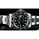 GENTLEMEN’S ROLEX OYSTER PERPETUAL GMT-MASTER II, BLACK DIAL & BEZEL, REF. 116710LN, HP SERIAL CIRCA